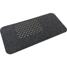 Store Keçe Masa Üstü Mouse Pad ve Bilgisayar Düzenleyici 70X32 cm – Antibakteriyel Mat, Doğal Keçe Mat, Masa Koruyucu Altlık, Ofis ve Ev Için Minimalist Tasarım (Koyu Gri)