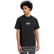 Quiksilver Mercury Chrome Lıghtnıng Tee Siyah Erkek T-Shirt EQYZT08016-KVJ0