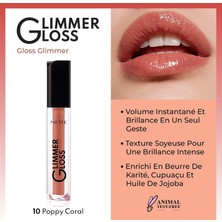 Store Cosmetics Glimmer Gloss Işıltılı Nemlendirici Dudak Parlatıcısı - 10 Poppy Coral