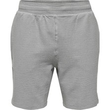Only & Sons Only&sons Onskıan Lıfe Reg Seers. Strp Shorts Vd Gri Erkek Şort 22036544