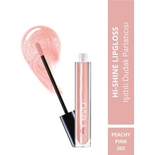 Store Işıltılı Dudak Parlatıcısı - Hi-Shine Lip Gloss Peachy Pink - No: 202 - Vegan & Temiz Içerik