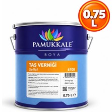 Pamukkale Arge Toptan Solvent Bazlı Doğal Taş Verniği Şeffaf 0.75 Lt