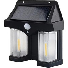 Store OR-228 Hareket Sensörlü Su Geçirmez Solar Bahçe Aydınlatma Duvar Lambası