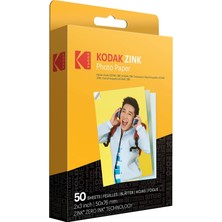 Store Kodak Zink Fotoğraf Kağıdı, 50 x 76 Mm, Anında Film, 50'li Paket