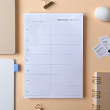 Store Tarihsiz Masaüstü Planlayıcı, 10 Farklı Planlama, 80 Yaprak (Haftalık Planlayıcı)