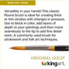 Store Original Gold Paint Brush-Round, Size: 12