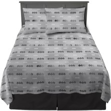 Store Koleksiyon Batman Yatak Süper Yumuşak Mikrofiber Çarşaf Seti, Queen, College Dorm Essentials (Resmi Lisanslı Ürün)