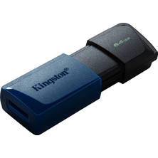 Store Datatraveler Exodia M 64GB USB Flash Bellek DTXM/64GB USB 3.2 Gen 1 (64 Gb, Siyah / Mavi)