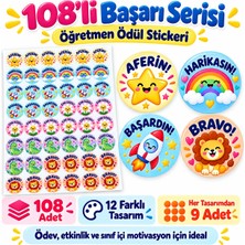 Kidzay 108’LI Başarı Serisi Öğretmen Ödül Stickeri