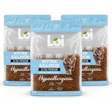 Loi Kitten Salmon Somonlu Yavru Kedi Maması 3 x 1 kg