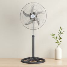 Store 45 cm Sanayi Tipi Ayaklı Vantilatör 75W - 3 Kademe, Metal Pervane