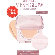 Store Hyalüronik Asit Içerikli Kill Cover Mesh Glow Essential Cushion Set (23N Ginger) SPF50+ Pa++++