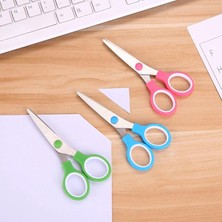 Store 3'lü Çocuk Sanat ve El Işi Makas Seti - Keskin Olmayan Güvenli Uçlu Okul Öncesi Makası - Kağıt Kesme Için Ergonomik Renkli Tasarım