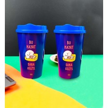 Store 2'li Bu Hayat Sana Güzel Tasarımlı Plastik Kahve Bardağı