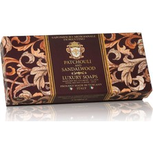 Store Saponificio Artigianale Fiorentino Sabun 3X125 gr - Patchouli And Sandalwood