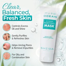 Store Sheida Pure Ocean Arıtım Maskesi Yağ Kontrol 75 ml Yağlı ve Karma Ciltler Için