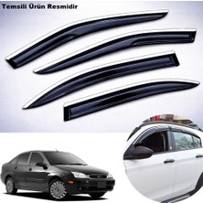 Caraks Ford Focus 1 Sedan Krom Cam Rüzgarlığı Abs Nikelajlı Mügen Cam Rüzgarlığı 1998-2005 Arası 4 Parça