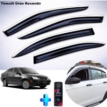 Caraks Ford Focus 1 Sedan Krom Cam Rüzgarlığı Abs Nikelajlı Mügen Cam Rüzgarlığı 1998-2005 + Ebrayn 150 ml Koku