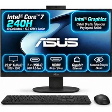 Asus V440VAK-C7321TBB0D S8 Core 7 240H Ddr5 32GB 1tb Nvme SSD 23.8'' IPS Fhd Windows 11 Pro Siyah Kablosuz Mouse-Klavye Siyah All In One
