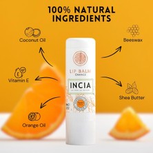 Store INCIA%100 Doğal Dudak Besleyici Portakal Bitkisel Nemlendirici Dudak Bakım Kremi 6 gr