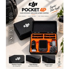 3D Snaxx Djı Pocket 4p Uyumlu Sert Taşıma ve Saklama Kutusu – Kamera ve Aksesuar Organizeri 11X11X5 cm