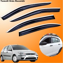 Friemats Ford Focus 1 Hb Krom Cam Rüzgarlığı Abs Nikelajlı Mügen Cam Rüzgarlığı 1998-2005 Arası 4 Parça