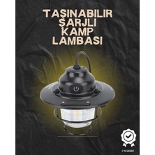MiraLive Kamp ve Bahçe Için Retro LED Fener – Sıcak Işık, Uzun Ömürlü Batarya