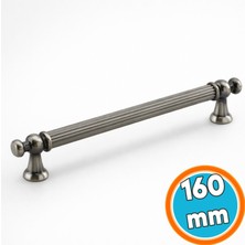 Nzb Mobilya Çekmece Mutfak Dolabı Dolap Kapak Kulpları Kulb Kulpu Antik Nikel Metal Kulp 160 mm