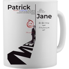 Tiwo Dijital Mentalist Patrick Jane Temalı Tasarım Kupa Bardak
