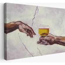Cepahir Tanrının Ademe Bira Ikramı TABLOSU-6576