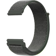 Dmay Qcy Watch Gt / Gt 2 / Gs / Gs 2 / Gts / Gtc / Qcy Active Gt / Gx Uyumlu Hasır Dokuma Kumaş Kordon 22