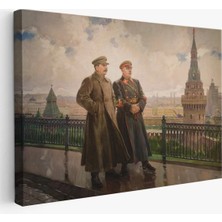 Cepahir Kremlin'de Stalin ve Voroshilov Tablosu - Stalin And Voroshilov In The KREMLIN-6551