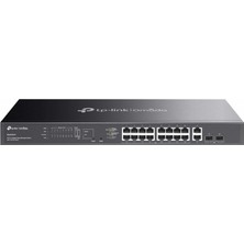TP-Link Tp-Lınk Omada ES220GMP 16 Port Gıgabıt + 2xgb Sfp+2xgb RJ45 Uplınk Cloud Yönetilebilir 250W Poe Rackmount Swıtch