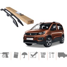 Ekolmaks Toyota Proace City Kısa Şase Üst Port Bagaj Tavan Çıtası 2019 Sonrası Siyah