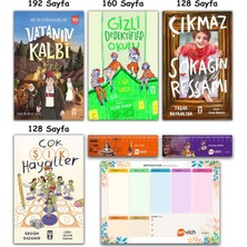 İlk Genç Timaş Çok Şık Hayaller - Vatanın Kalbi - Çıkmaz Sokağın Ressamı - Gizli Dedektifler Okulu Set 4 Kitap Planlayıcı Hediyeli