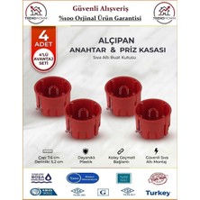 Trendhomm Alçıpan Anahtar Priz Kasası - 4 Adet