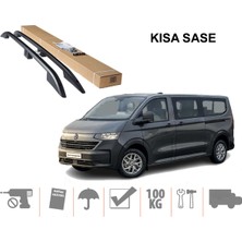 Ekolmaks Volkswagen Transporter Kısa Şase Üst Port Bagaj Tavan Çıtası 2024 Sonrası Siyah
