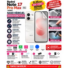 Astakos Redmi Note 17 Pro Max 5g Uyumlu 0.25MM Mat Kendini Onaran Repair Nano Darbe Emici Kırılmaz Ekran Koruyucu