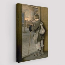 Cepahir Nikolay Bogdanov Belsky'in Sınıfın Kapıdında TABLOSU-6341
