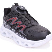 Vicco Aleda 346F26K142 Siyah Ortopedik Erkek Çocuk Spor Ayakkabı