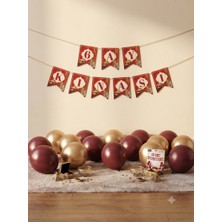 My Paper Craft 6 Ay Kınası Zikzak Banner