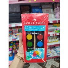 Senacacollection Faber-Castell 12 Li Sulu Boya Canlı Renkler Orijinal