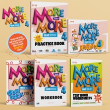 Kurmay 4.sınıf More&more Practıce Book Seti (4 Kirap) + Test Book