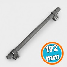 Nzb Mobilya Mutfak Çekmece Dolap Dolabı Kulpu Kulbu Kulpları Eskitme Antik Gümüş Metal 192 mm