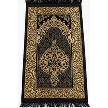 GTNist Seccade Namazlık - Tafta Kumaş, Premium Dokuma, Saçaklı, Yüksek Doku, Diz ve Ayak Için Ekstra Yumuşaklık