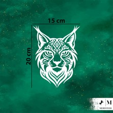 Meristeed Kurt Oto Sticker - Araç Arka Camı, Kask, Bilgisayar Kasası, Motosiklet, Mağaza Vitrin Dekoru, Dükkan Camları, Düz Yüzey Uyumlu Etiket-