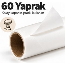 Mutkin Tüy Toplama Rulosu 16 cm 60 Yaprak Yapışkanlı Kedi Köpek Tüyü Kıyafet Koltuk Kumaş Temizleme Yedek Rulo