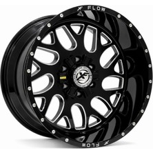 XFX-301 Flow 20X12 6X139.7 Et-44 Black Mılled Wındow