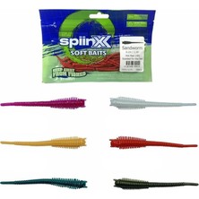 Spiinx Soft Baits Sandworm 6cm Kokulu Lrf Silikon Yem 18 Adet
