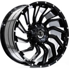Black Wolf 1164 20X9.0 6X139.7 Et0 Bf/milling